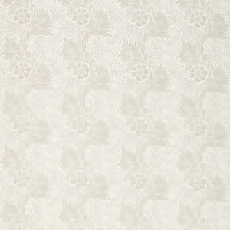 Pure Marigold Print Fabric - Lightish Grey - Morris & Co - 226483 - Premier Wallcovering