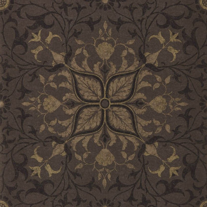 Pure Net Ceiling Wallpaper - Charcoal/Gold - Morris & Co - 216036 - Morris Wallpaper