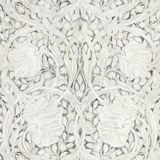 Pure Pimpernel Wallpaper - Black Ink - Morris & Co - 216539 - Morris Wallpaper