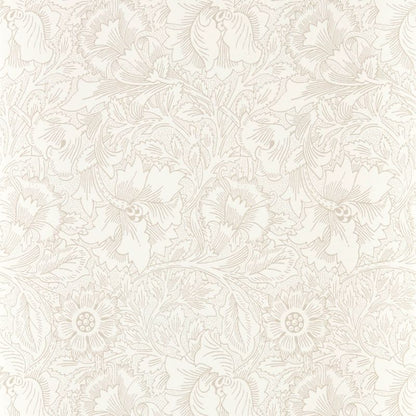 Pure Poppy Wallpaper - Ecru/Stone - Morris & Co - 216034 - Morris Wallpaper