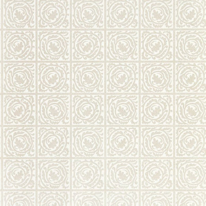 Pure Scroll Wallpaper - White Clover - Morris & Co - 216545 - Morris Wallpaper