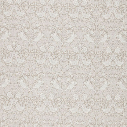 Pure Strawberry Thief Embroidery Fabric - Flax - Morris & Co - 236071 - Premier Wallcovering