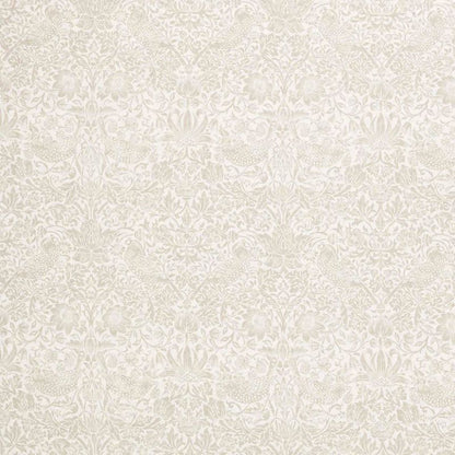 Pure Strawberry Thief Sheer Wide Width Fabric - Linen - Morris & Co - 227298 - Premier Wallcovering