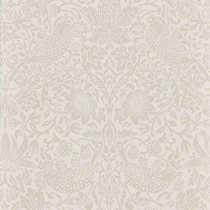 Pure Strawberry Thief Wallpaper - Ecru/Cream - 216020 - Morris & Co - Premier Wallcovering