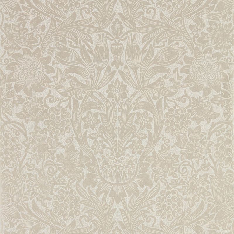 Pure Sunflower Wallpaper - Pearl/Ivory - 216048 - Morris & Co - Premier Wallcovering