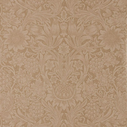 Pure Sunflower Wallpaper - Copper/Russet - Morris & Co - 216046 - Morris Wallpaper