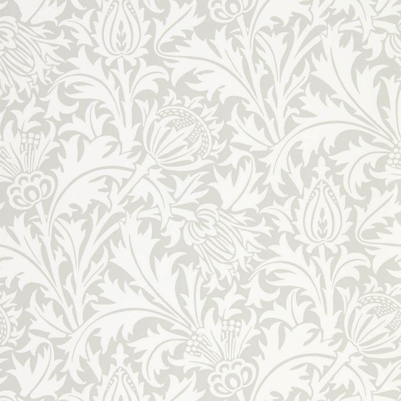 Pure Thistle Wallpaper - Pebble - 216551 - Morris & Co - Premier Wallcovering