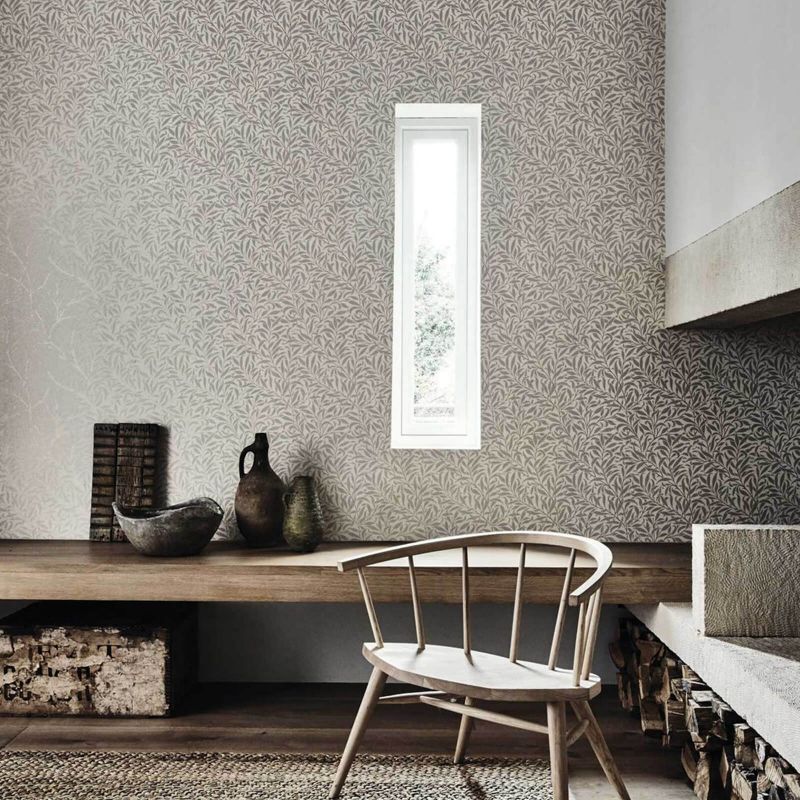 Pure Willow Bough Wallpaper - Ivory/Pearl - 216022 - Morris & Co - Premier Wallcovering