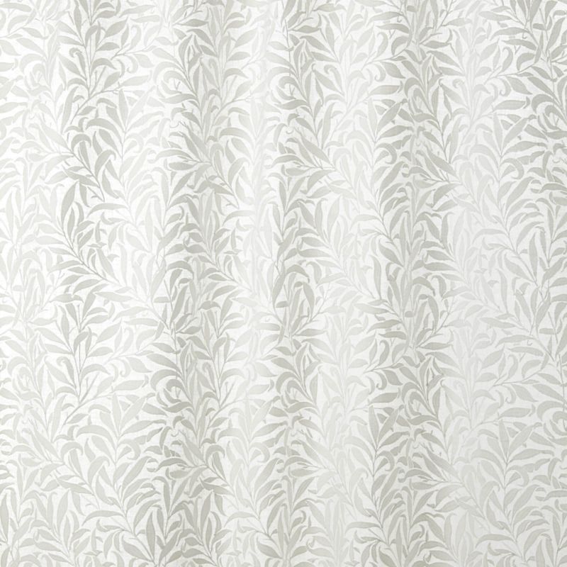 Pure Willow Boughs Embroidery Fabric - Paper White - Morris & Co - 236065 - Premier Wallcovering