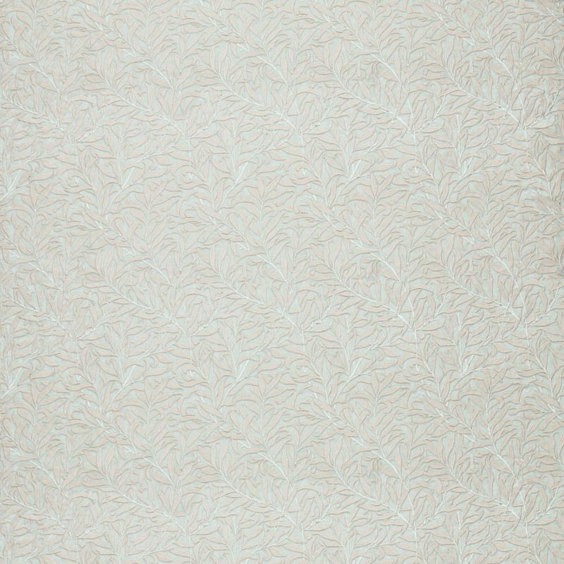Pure Willow Boughs Embroidery Fabric - Wild Mint - Morris & Co - 236067 - Premier Wallcovering