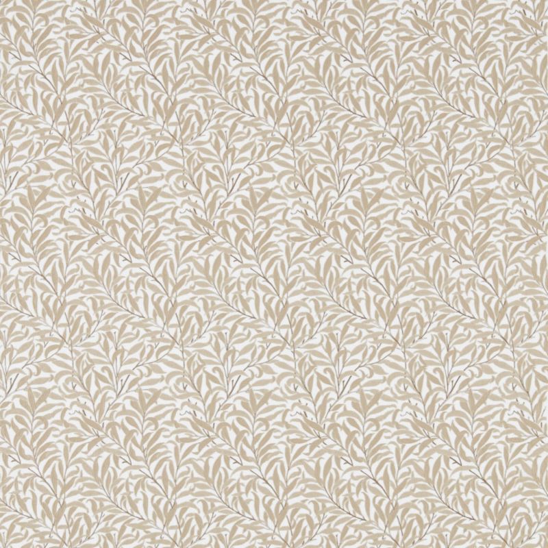 Pure Willow Boughs Embroidery Fabric - Wheat - Morris & Co - 236064 - Premier Wallcovering
