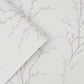 Pussy Willow Wallpaper - Off White/Steel - Laura Ashley - 113359 - Premier Wallcovering
