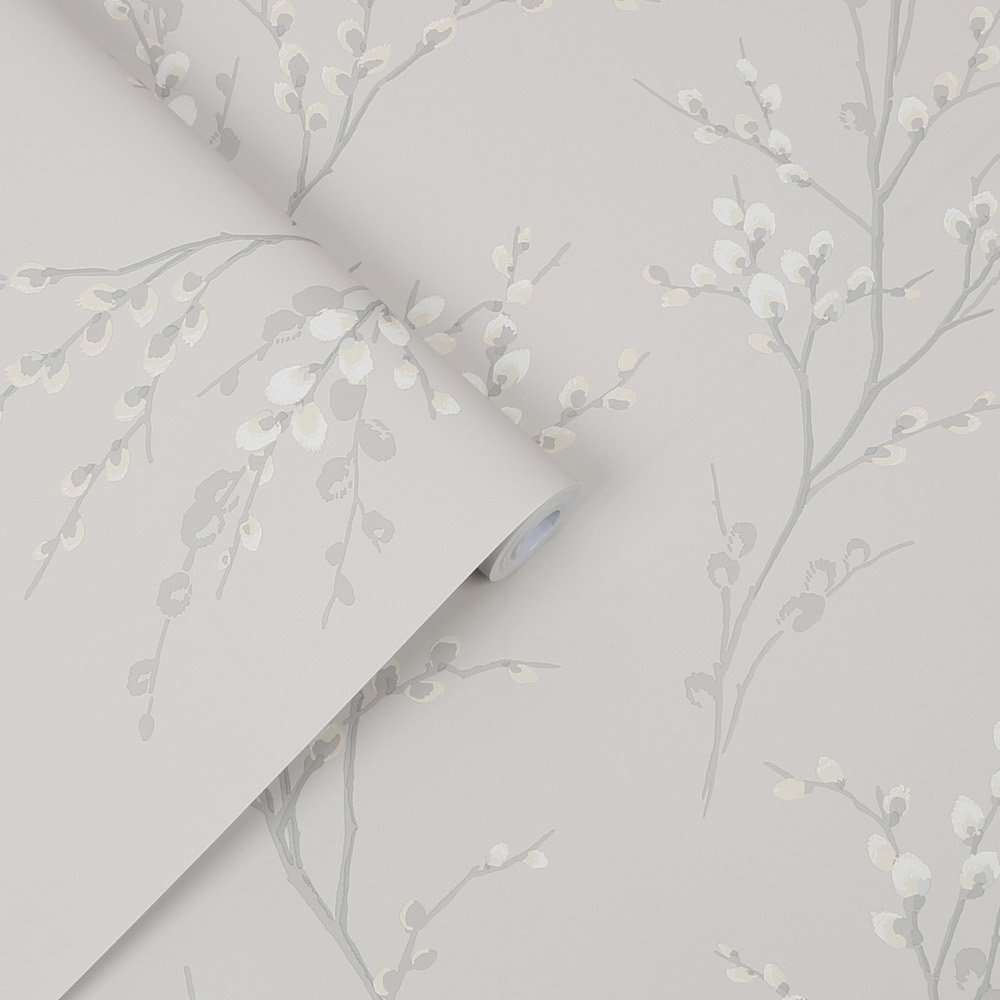Pussy Willow Wallpaper - Dove Grey - Laura Ashley - 113361 - Premier Wallcovering