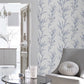 Pussy Willow Wallpaper - Off White/Midnight - Laura Ashley - 113360 - Premier Wallcovering