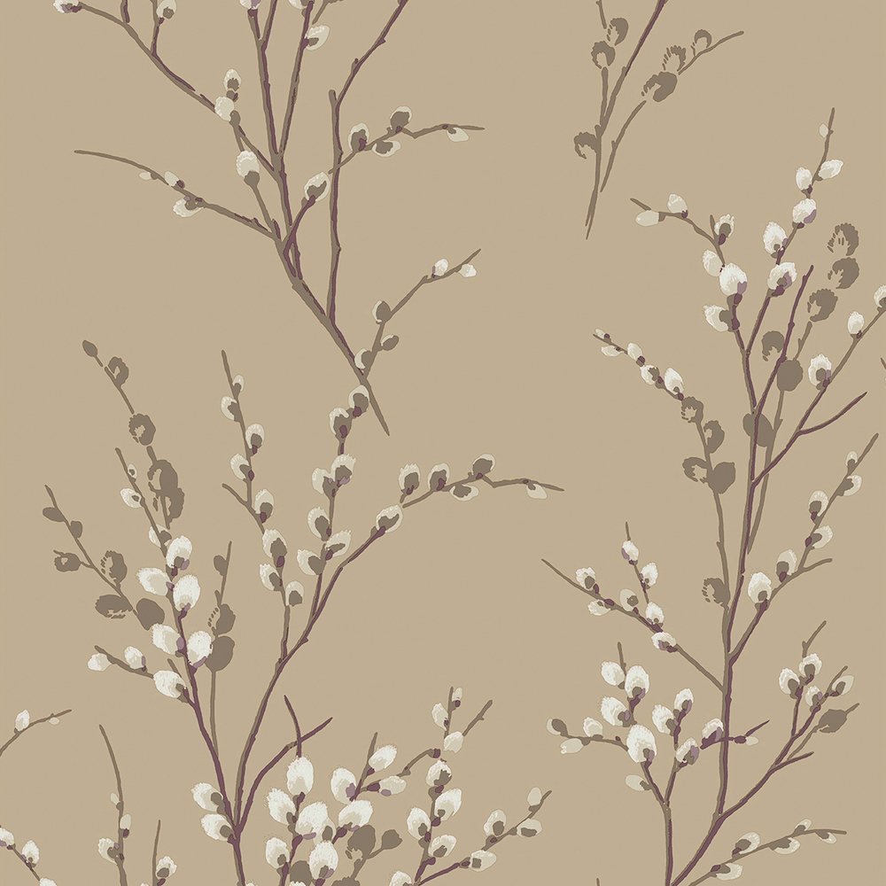 Pussy Willow Wallpaper - Natural - Laura Ashley - 113358 - Premier Wallcovering