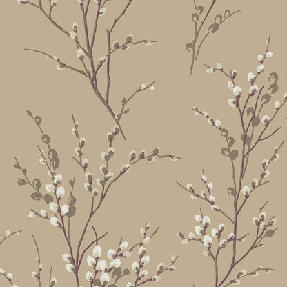 Pussy Willow Wallpaper - Natural - Laura Ashley - 113358 - Premier Wallcovering
