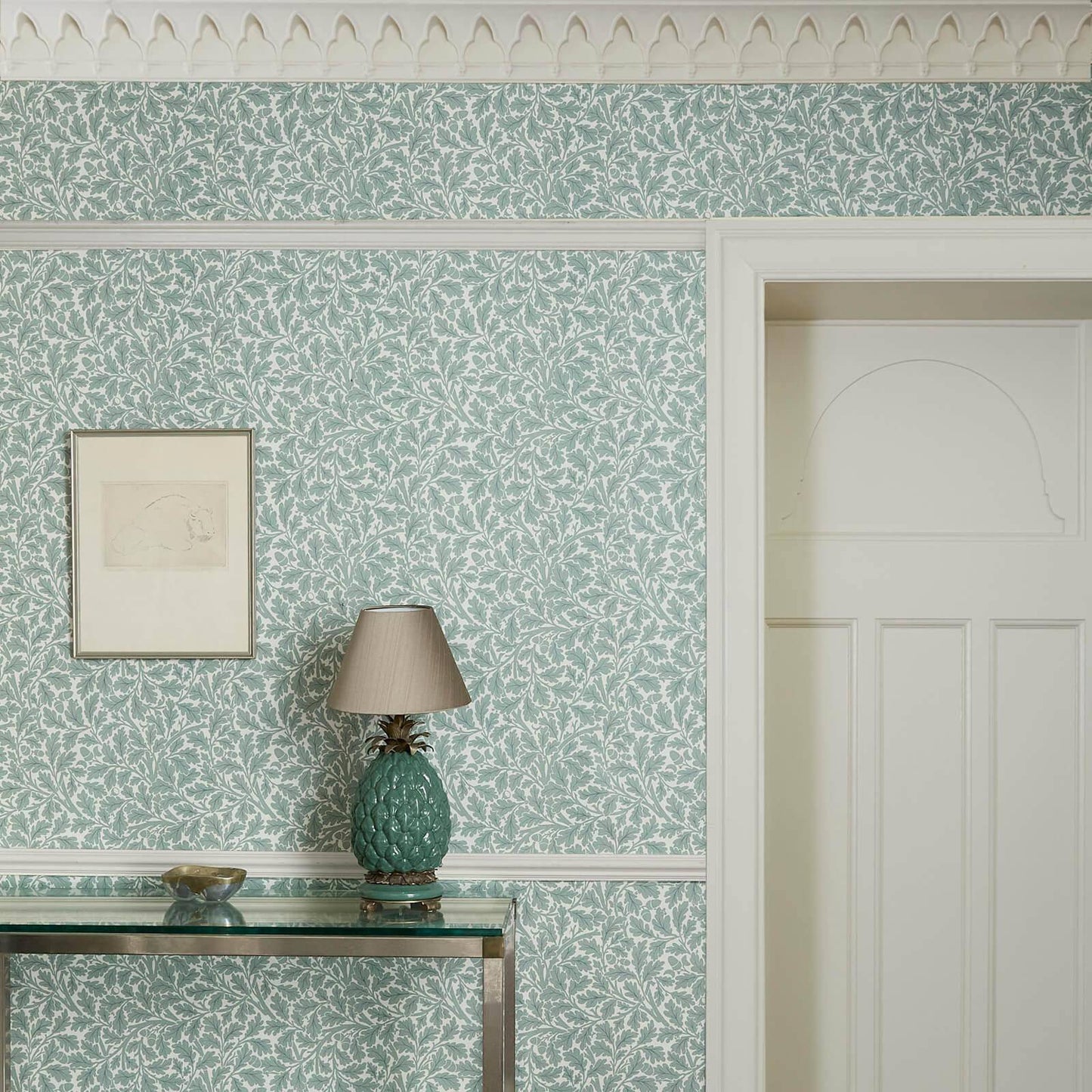 Quercus Wallpaper - Moonstone - House of Hackney - 1-WA-QUE-DI-MOO-XXX