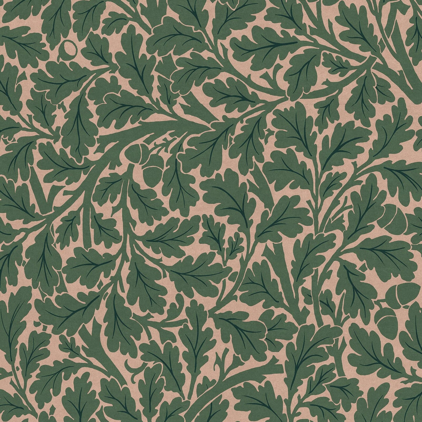 Quercus Wallpaper - Tourmaline - House of Hackney - 1-WA-QUE-DI-OAK-XXX