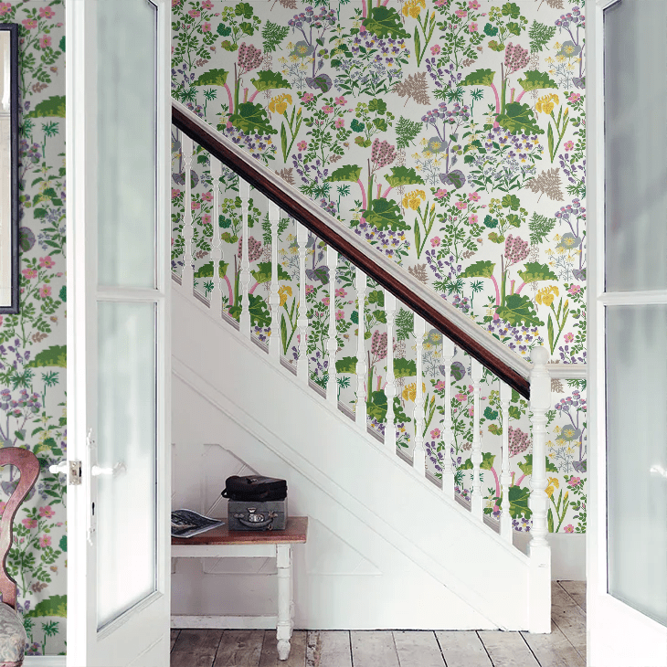 Rabarber Wallpaper - Cream - Boråstapeter - 1792 - Premier Wallcovering