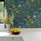 Rabarber Wallpaper - Green - Boråstapeter - 1791 - Premier Wallcovering
