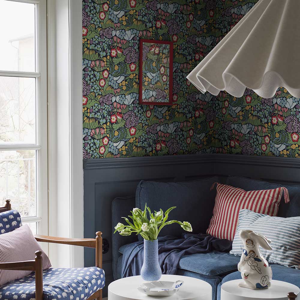 Rabatt Wallpaper - Multi / Dark - Boråstapeter - 4842 - Premier Wallcovering