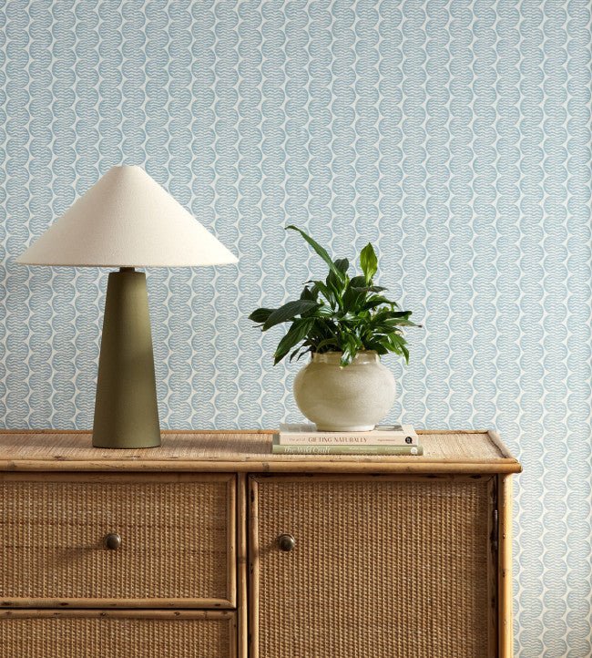 Raft Stripe Wallpaper - Coast Blue - Scion - NSCW113241