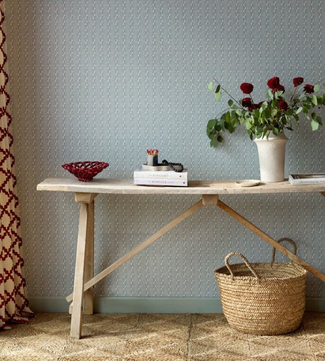 Raft Stripe Wallpaper - Coast Blue - Scion - NSCW113241