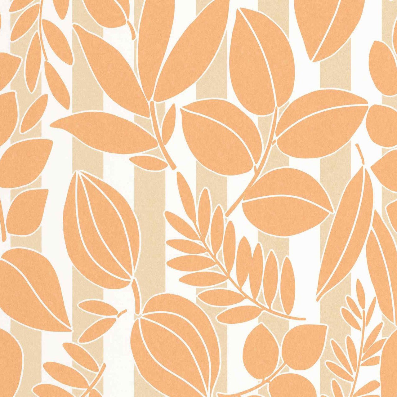 Ramatuelle Echappee Belle Wallpaper - Abricot / Sable - Casadeco - 89823131 - Premier Wallcovering