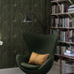 Ranke Wallpaper - Dark Green - Boråstapeter - 1983 - Premier Wallcovering