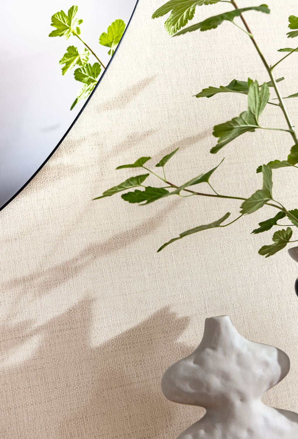 Raphia Wallpaper - Taupe - Caselio - 105971522