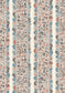 Ravi Ribbon Wallpaper - Blue Almond - Lewis & Wood - Premier Wallcovering