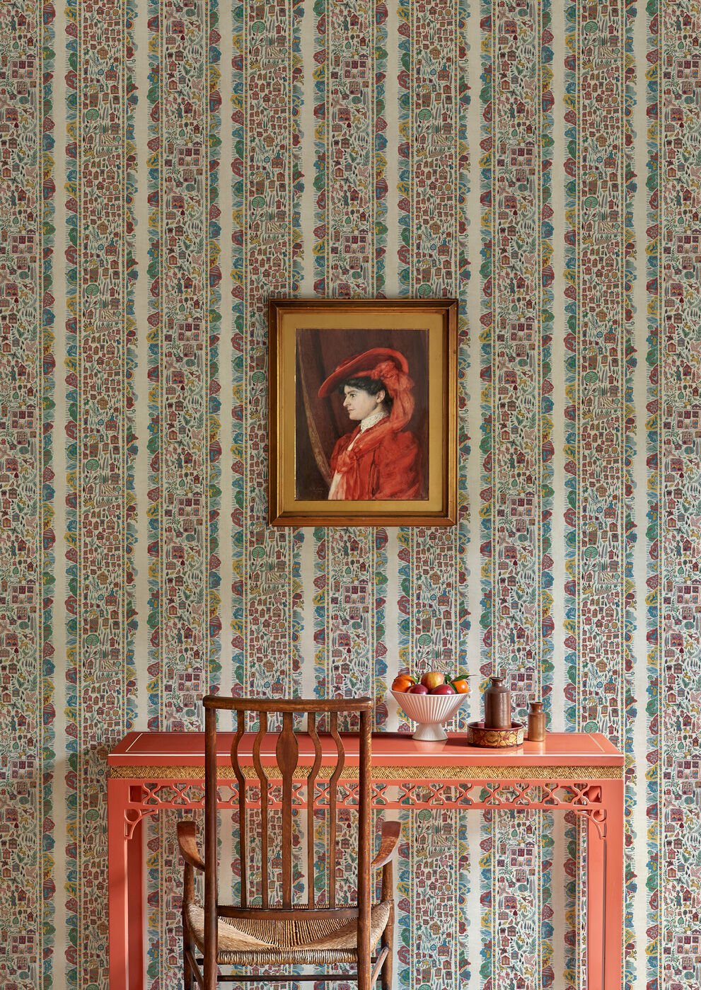 Ravi Ribbon Wallpaper - Garland - Lewis & Wood - Premier Wallcovering