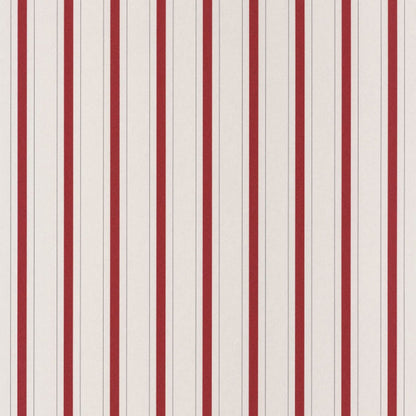 Rayure Fontainebleau Wallpaper - Rouge - Casadeco - 81578101 - Premier Wallcovering