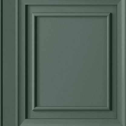 Redbrook Wood Panel Wallpaper - Fern Green - Laura Ashley - 119844 - Premier Wallcovering
