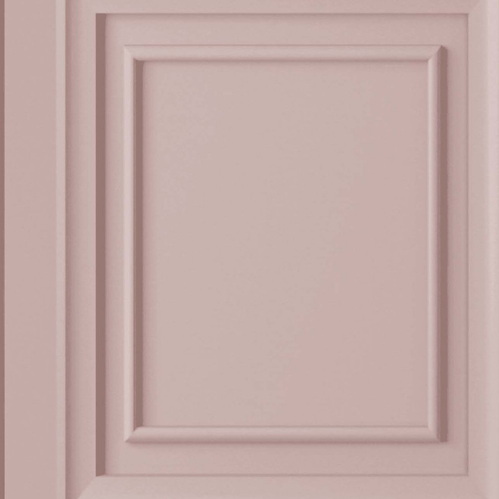 Redbrook Wood Panel Wallpaper - Blush - Laura Ashley - 115257 - Premier Wallcovering