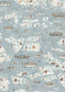 Regatta Wallpaper - Blue Almond - Lewis & Wood - Premier Wallcovering