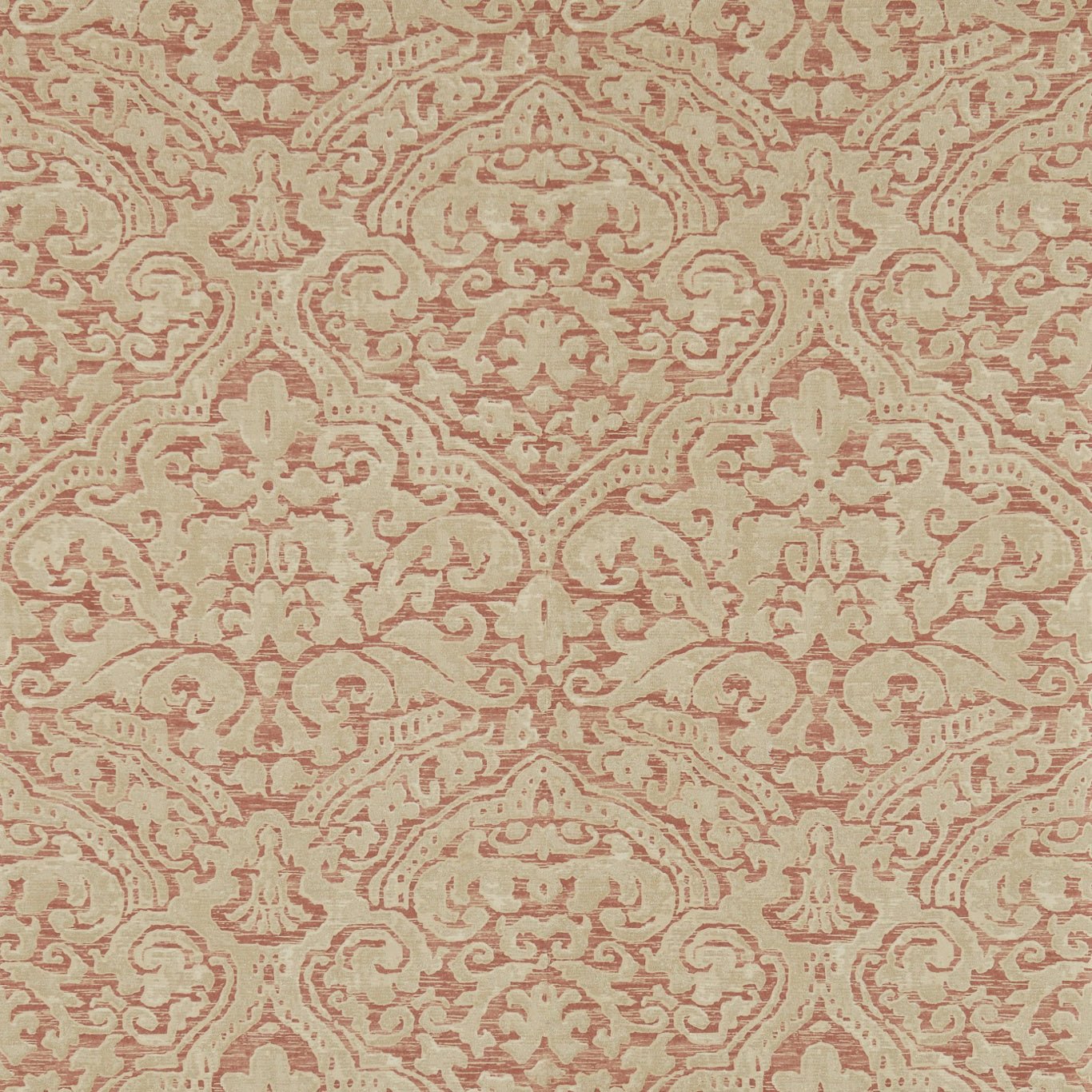 Renaissance Damask Wallpaper - Russet - ZCON312026 - Zoffany