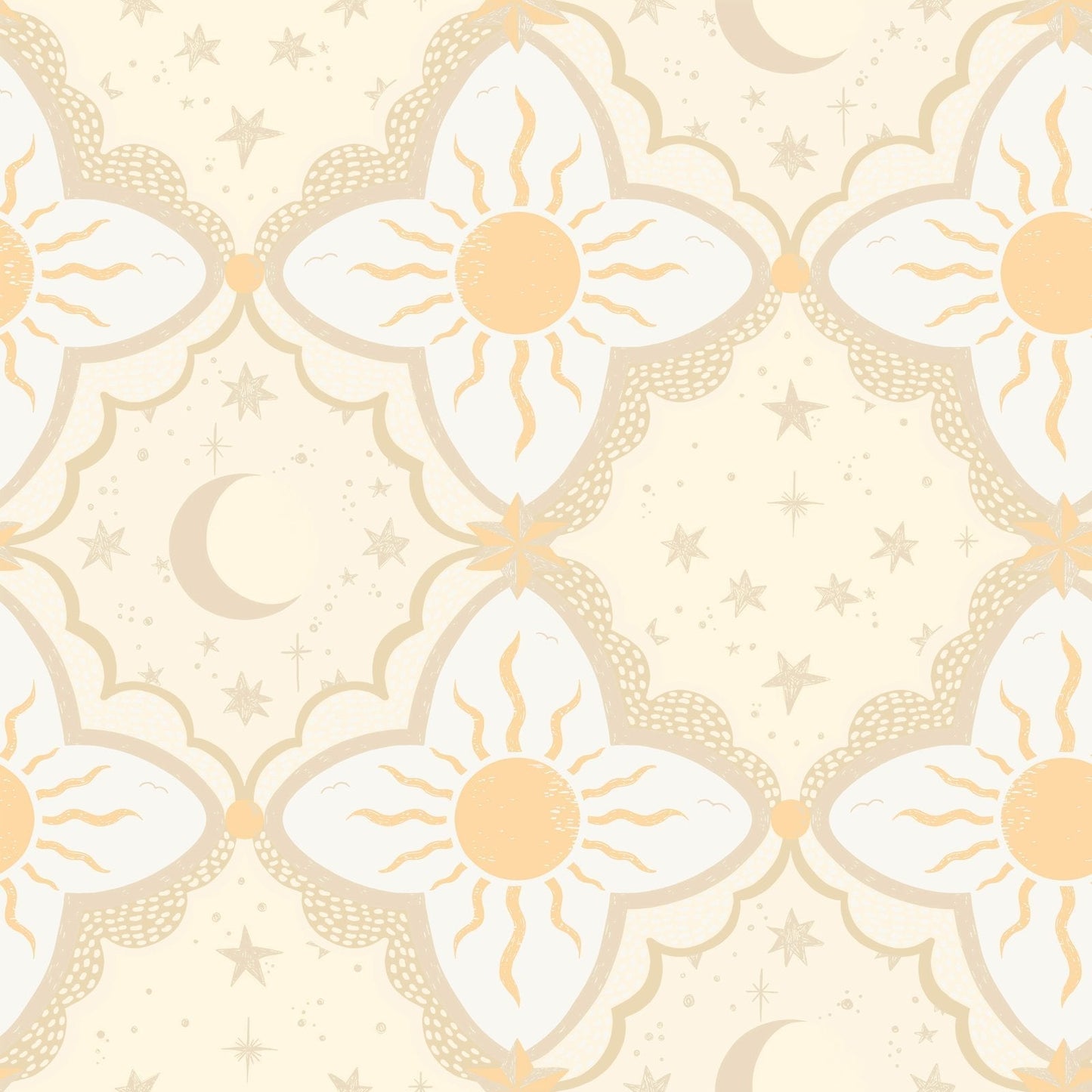 Resan Kids Star Wallpaper - Cream - Galerie - Resan - 29032 - Premier Wallcovering