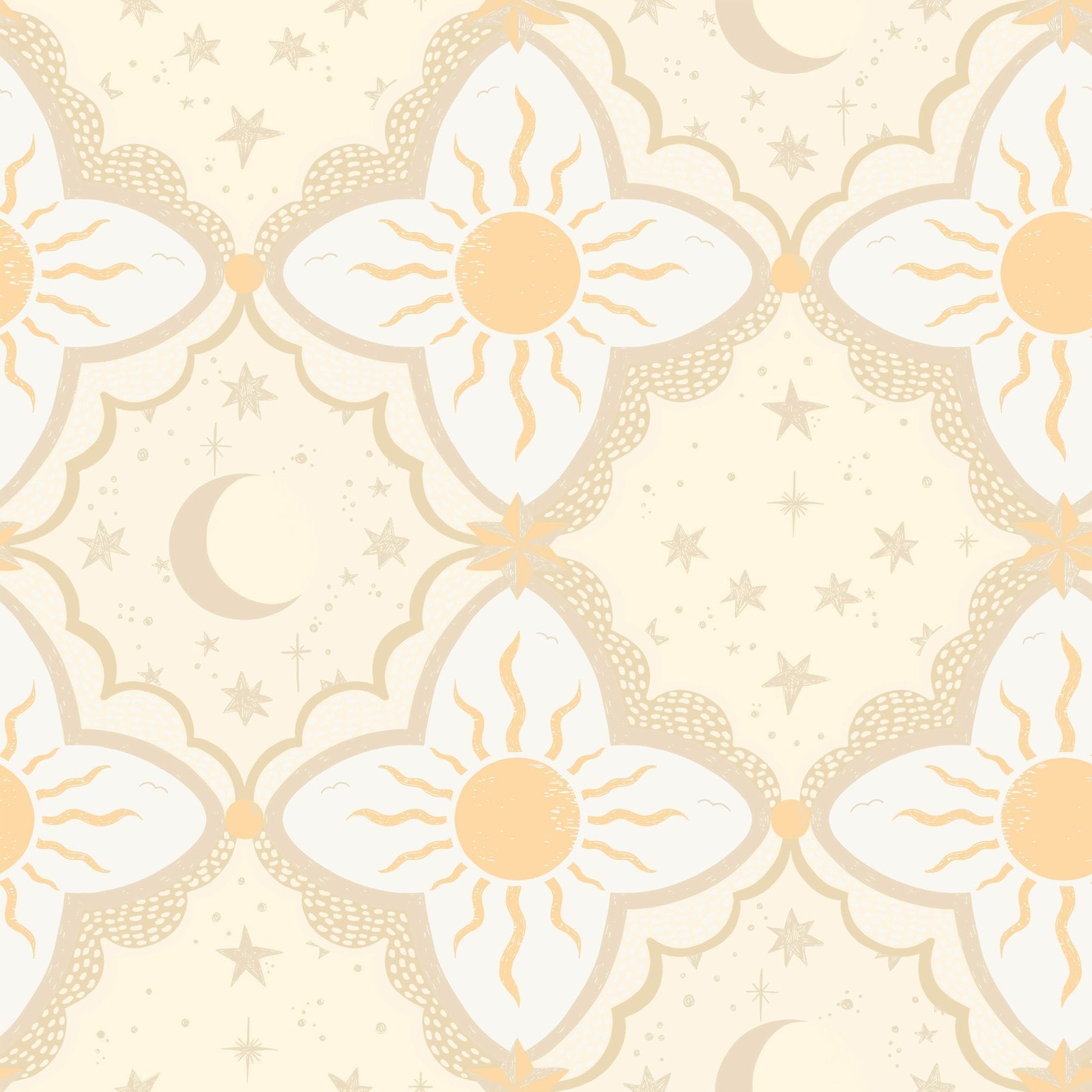 Resan Kids Star Wallpaper - Cream - Galerie - Resan - 29032 - Premier Wallcovering
