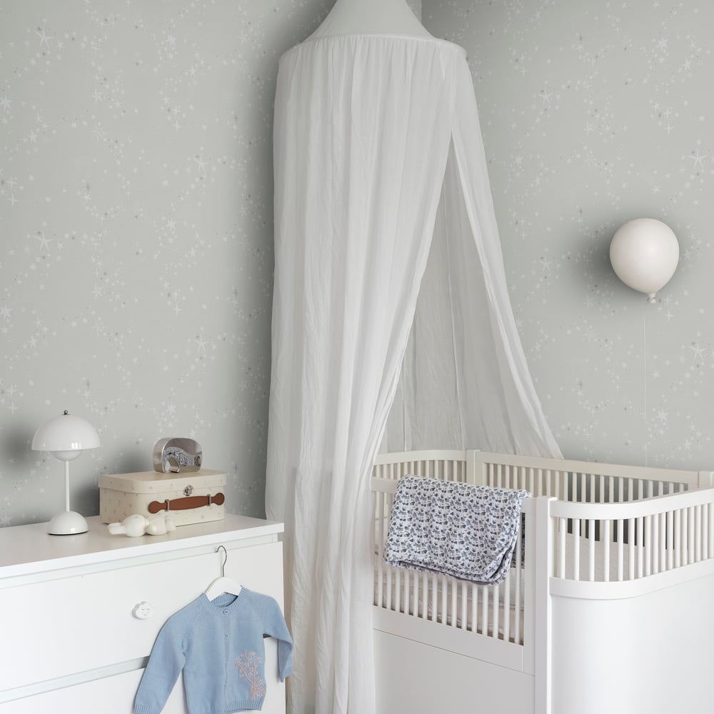 Resan Star Wallpaper - Silver Grey - Galerie - Resan - 29019 - Premier Wallcovering