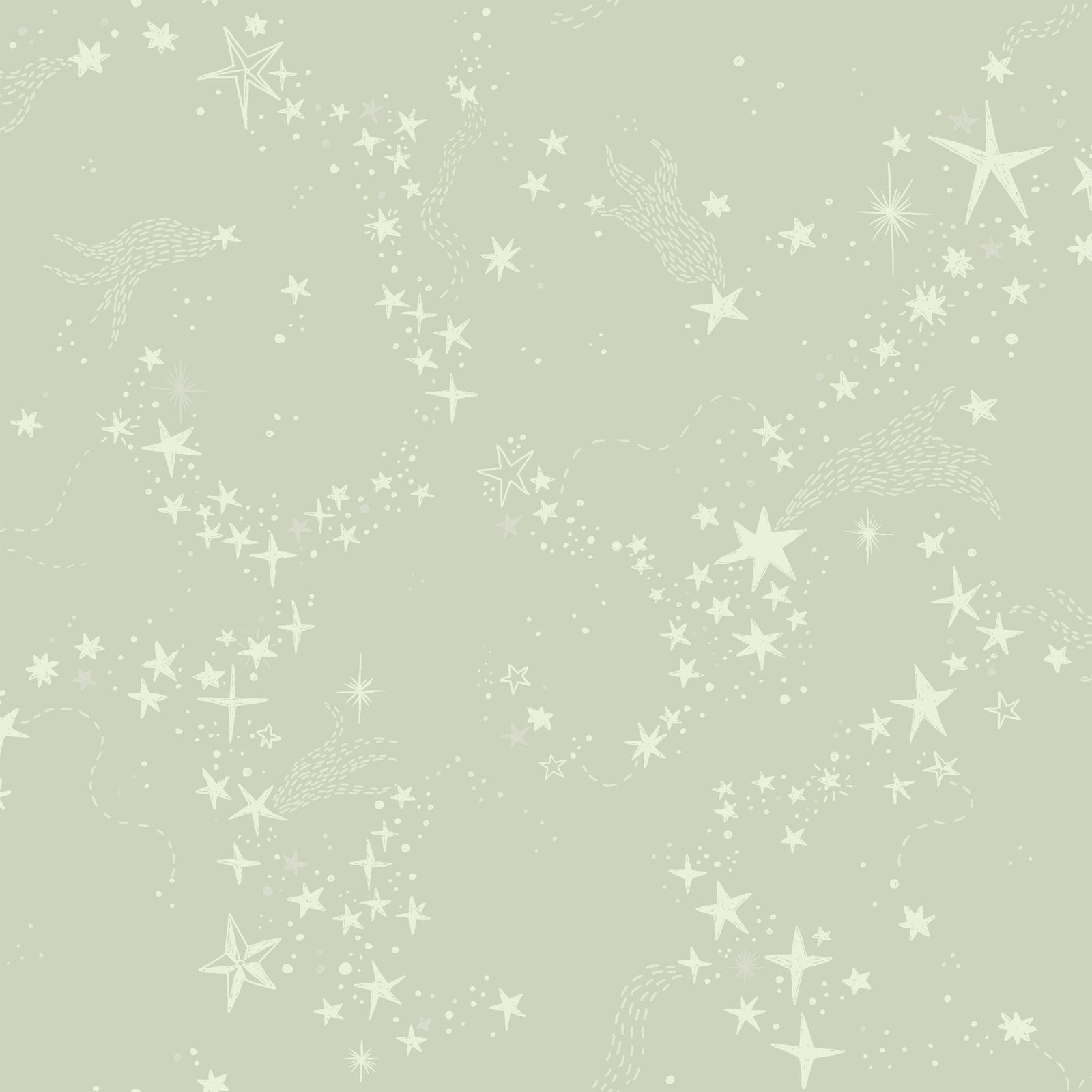 Resan Star Wallpaper - Green - Galerie - Resan - 29021 - Premier Wallcovering