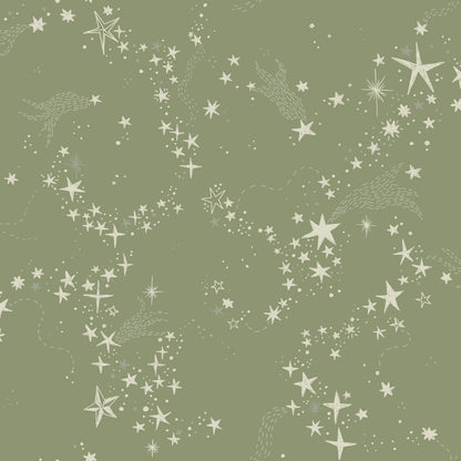 Resan Star Wallpaper - Olive - Galerie - Resan - 29022 - Premier Wallcovering