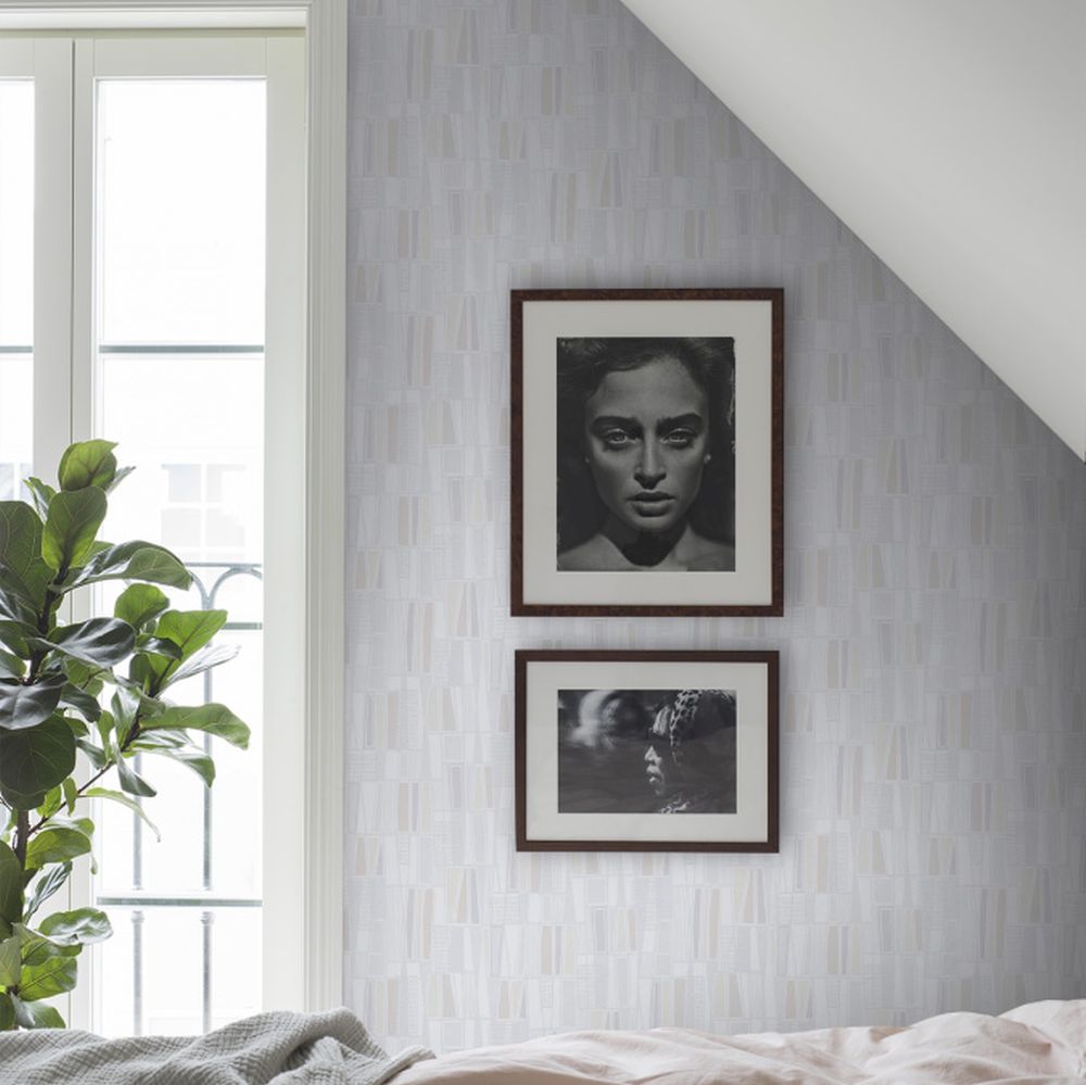 Retro Wallpaper - Grey - Boråstapeter - 5472 - Premier Wallcovering