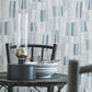 Retro Wallpaper - Grey / Blue - Boråstapeter - 5470 - Premier Wallcovering