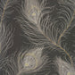 Revue Annees Folles Wallpaper - Noir Fusain / Or - Casadeco - 201079957 - Premier Wallcovering