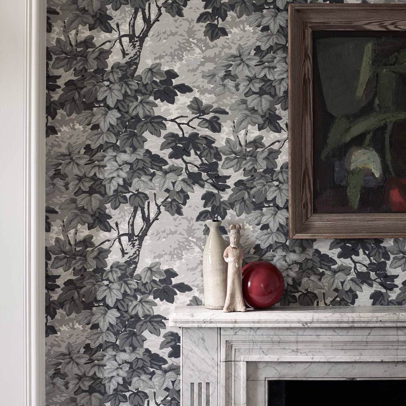 Richmond Park Wallpaper - Charcoal - ZINW310059 - Zoffany