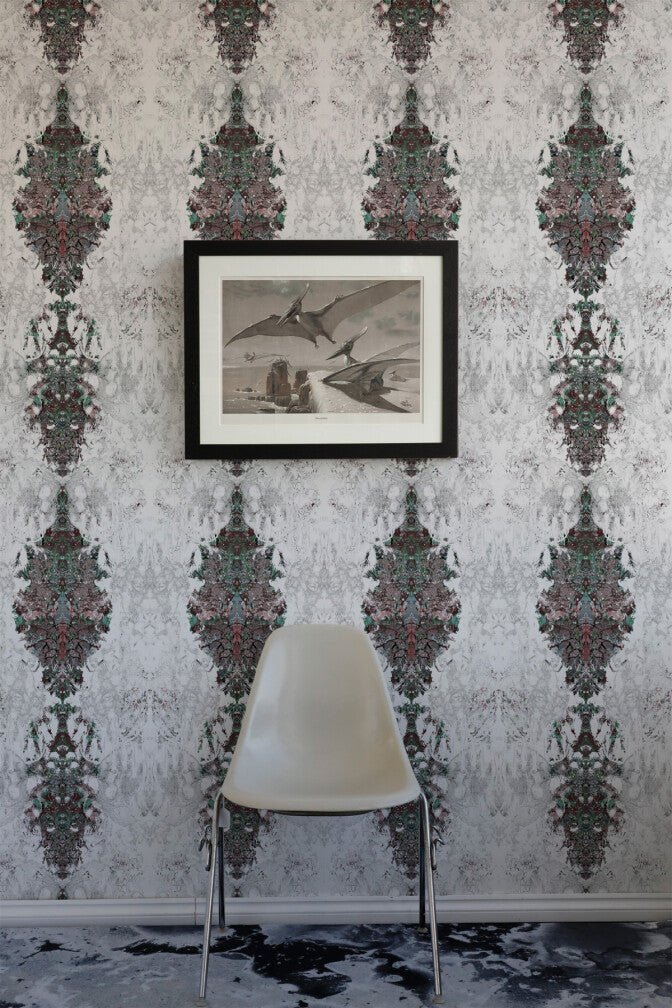 Rip Swathe Wallpaper - Wine - Timorous Beasties - STCO/RSW/SMM/03 - Premier Wallcovering