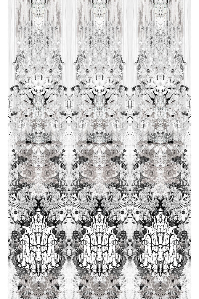 Ripolin Wallpaper Panels - Silver - Timorous Beasties - STCO/RIPP/RNW/01 - Premier Wallcovering