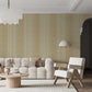 Rita Stripe Wallpaper - Sage and Orange - Josephine Munsey - JMW-104231 - Premier Wallcovering