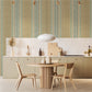 Rita Stripe Wallpaper - Quince and Petrol - Josephine Munsey - JMW-104201 - Premier Wallcovering